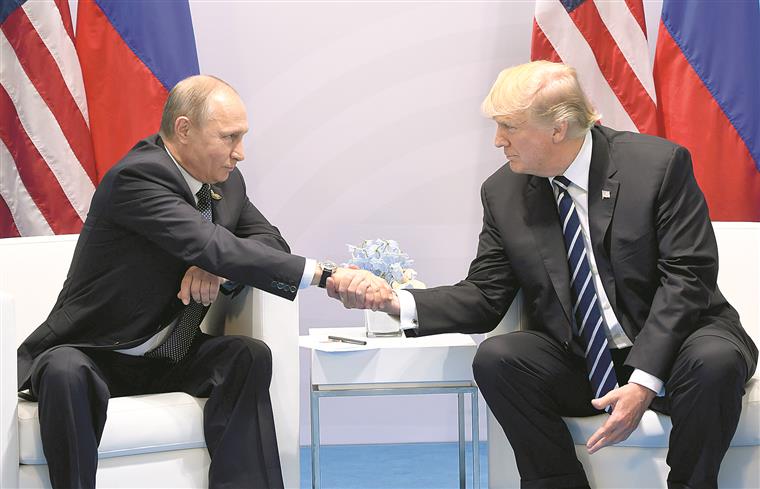 Trump e Putin encontram-se no dia 16 de julho