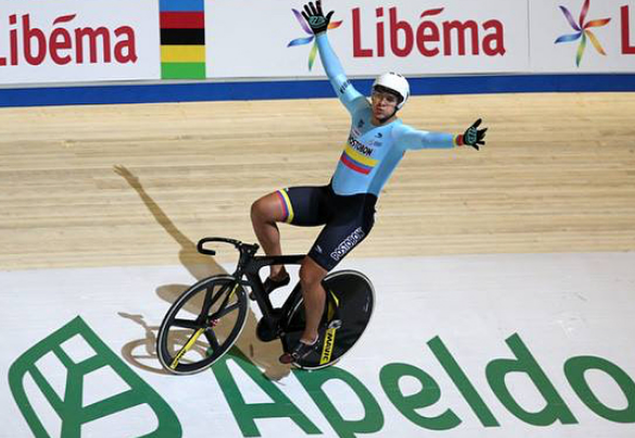 Campeão do mundo de keirin, Fabián Puerta, suspenso por doping