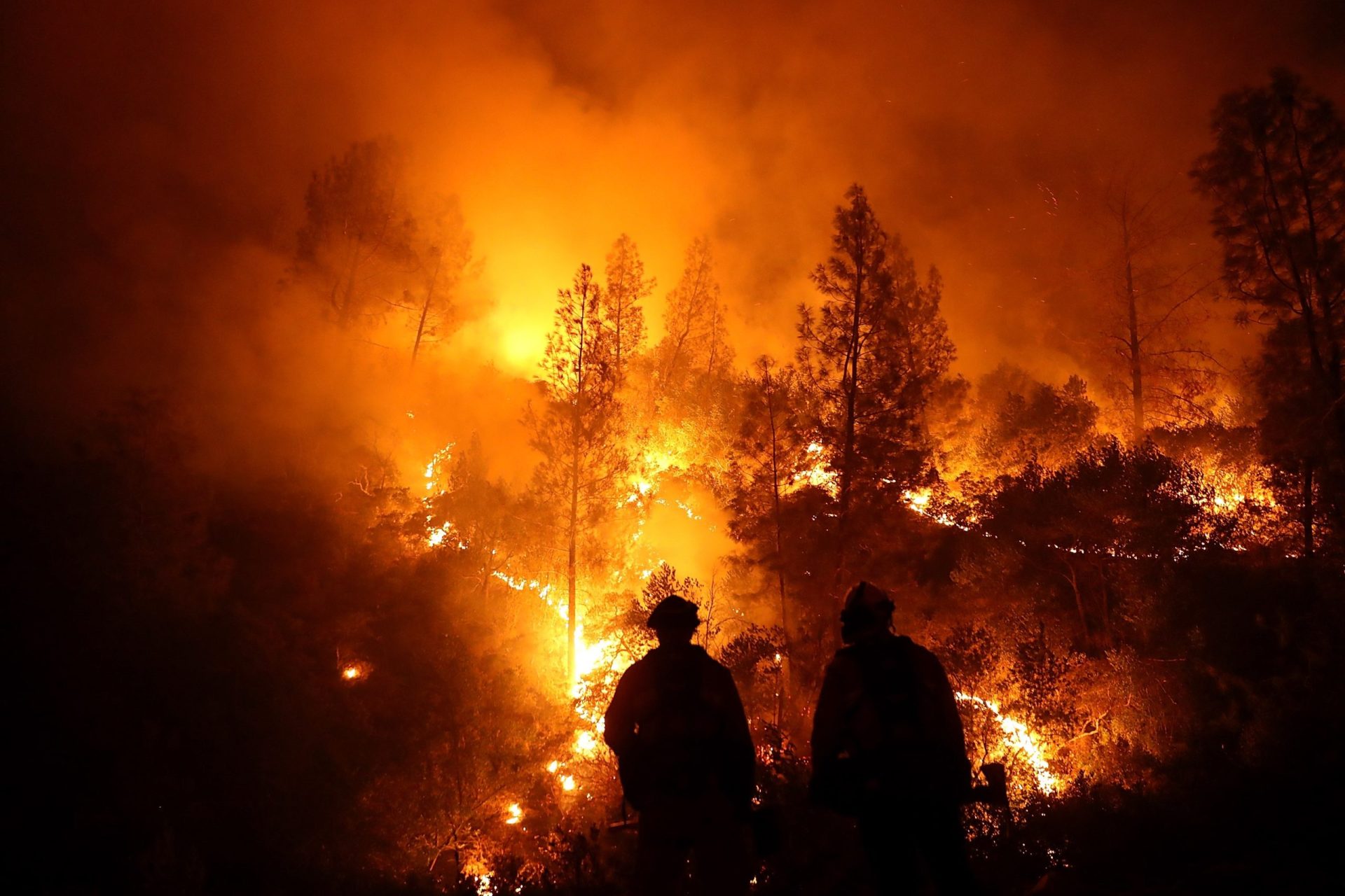 Bombeiros dizem que maior fogo da história da Califórnia só fica sob controlo em setembro