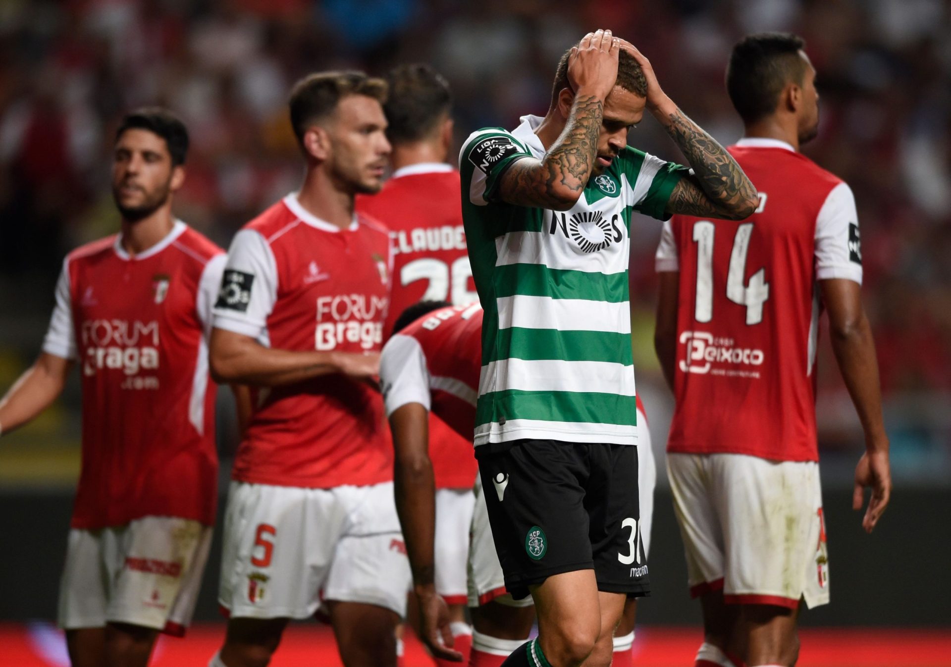 SP. Braga vence Sporting e junta-se ao Benfica na liderança do campeonato