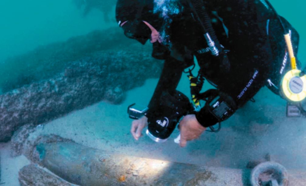 Tesouro subaquático pode levar anos a desenterrar