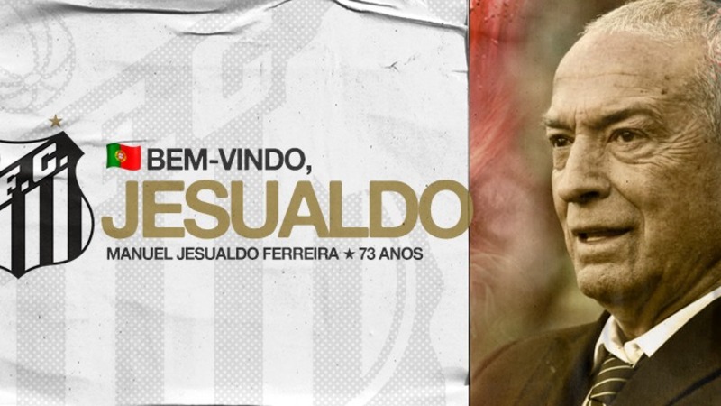 É oficial, Jesualdo Ferreira é o novo treinador do Santos
