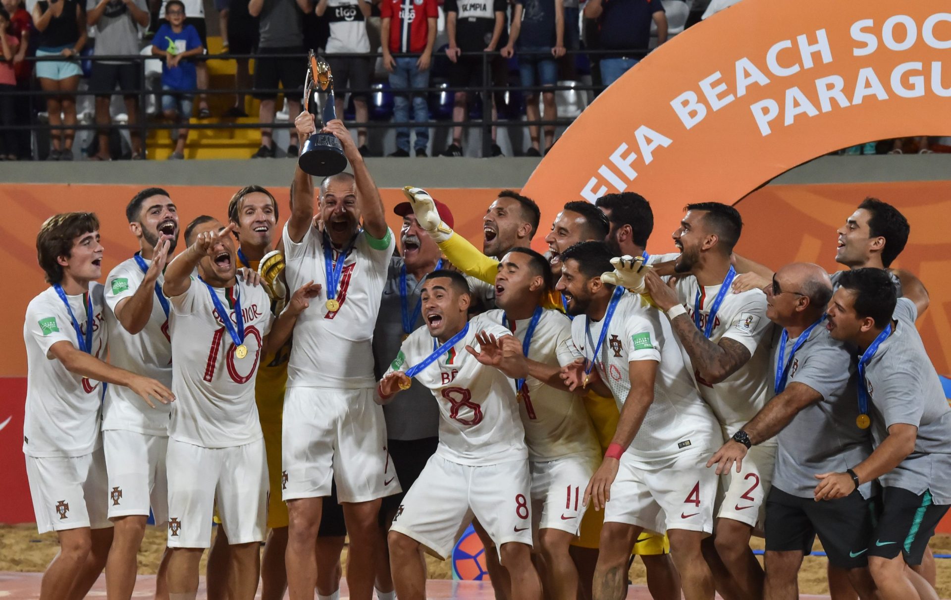 Portugal sagra-se campeão mundial de futebol de praia