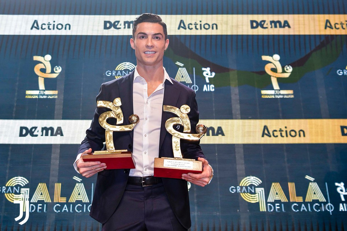Cristiano Ronaldo conquista prémio de melhor jogador em Itália