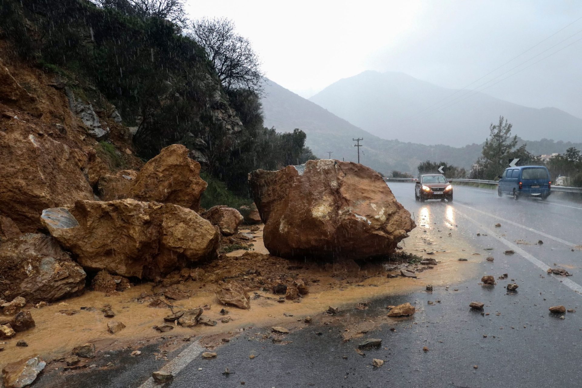 Tempestades fortes já fizeram pelo menos uma vítima mortal na Grécia