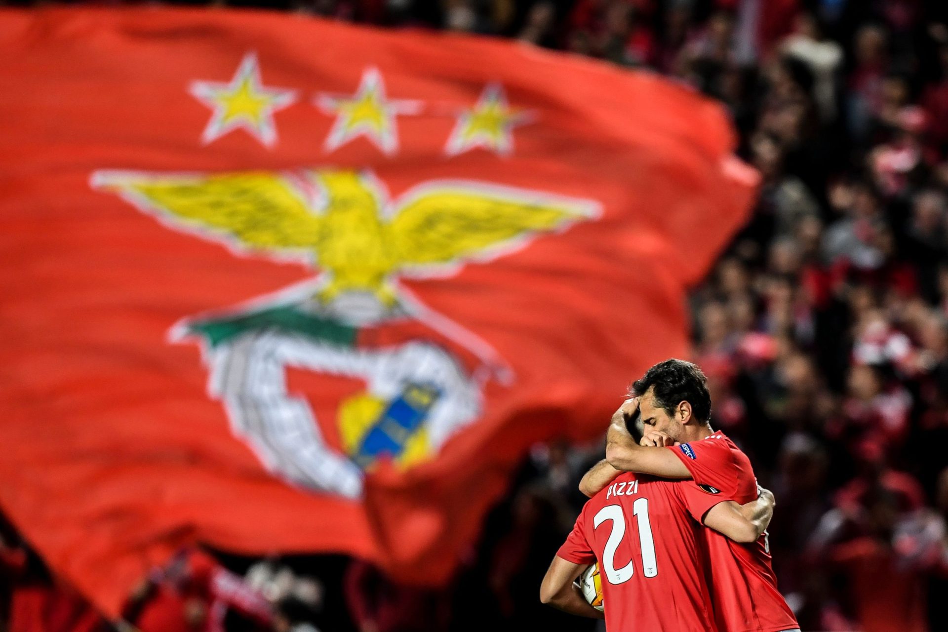 Benfica tem quatro jogadores no onze da semana da Liga Europa