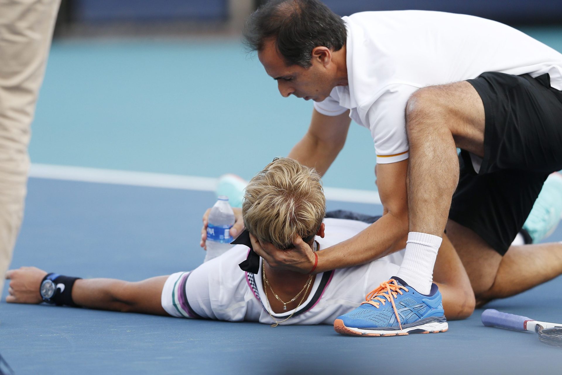 Vídeo mostra jogador de ténis a colapsar no court em pleno Open de Miami