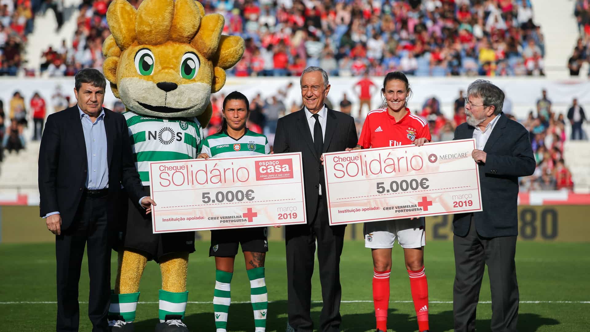 Jogo solidário entre Sporting e Benfica bate recorde de assitências e angaria 38 mil euros para Moçambique