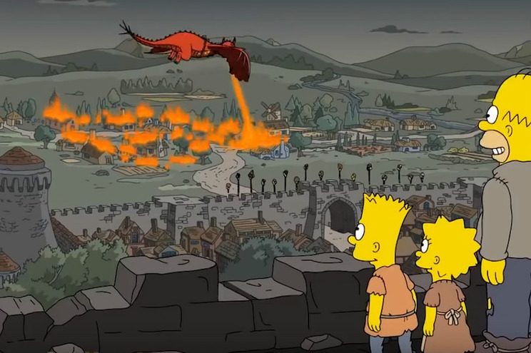 Simpsons acertam de novo com previsão de episódio de Guerra dos Tronos