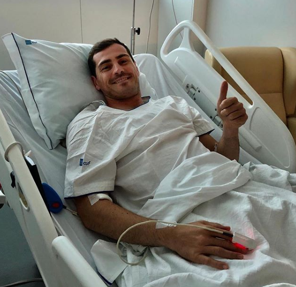 Iker Casillas descansa adeptos: &#8220;Tudo controlado por aqui&#8221;
