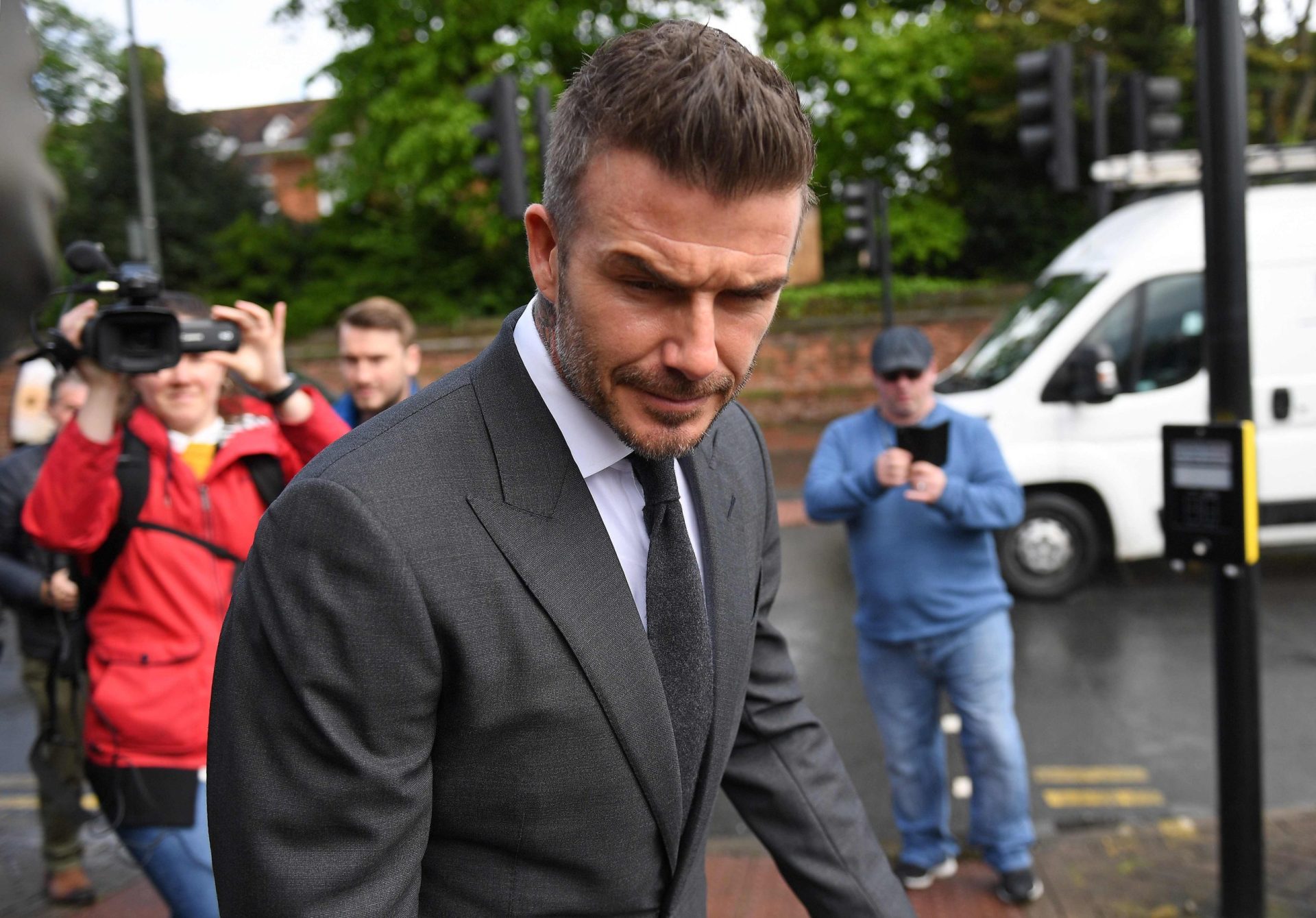 David Beckham está impedido de conduzir durante meio ano
