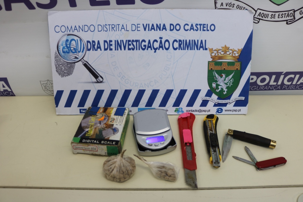 Homem apanhado com 240 doses de heroína em Viana do Castelo