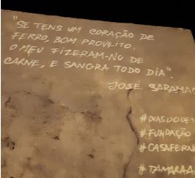 «Se tens um coração de ferro, bom proveito. O meu fizeram-no de carne, e sangra todo dia»