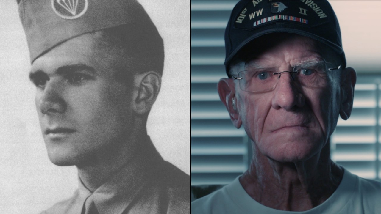 Aos 97 anos, veterano aterra na Normandia para celebrar o Dia D