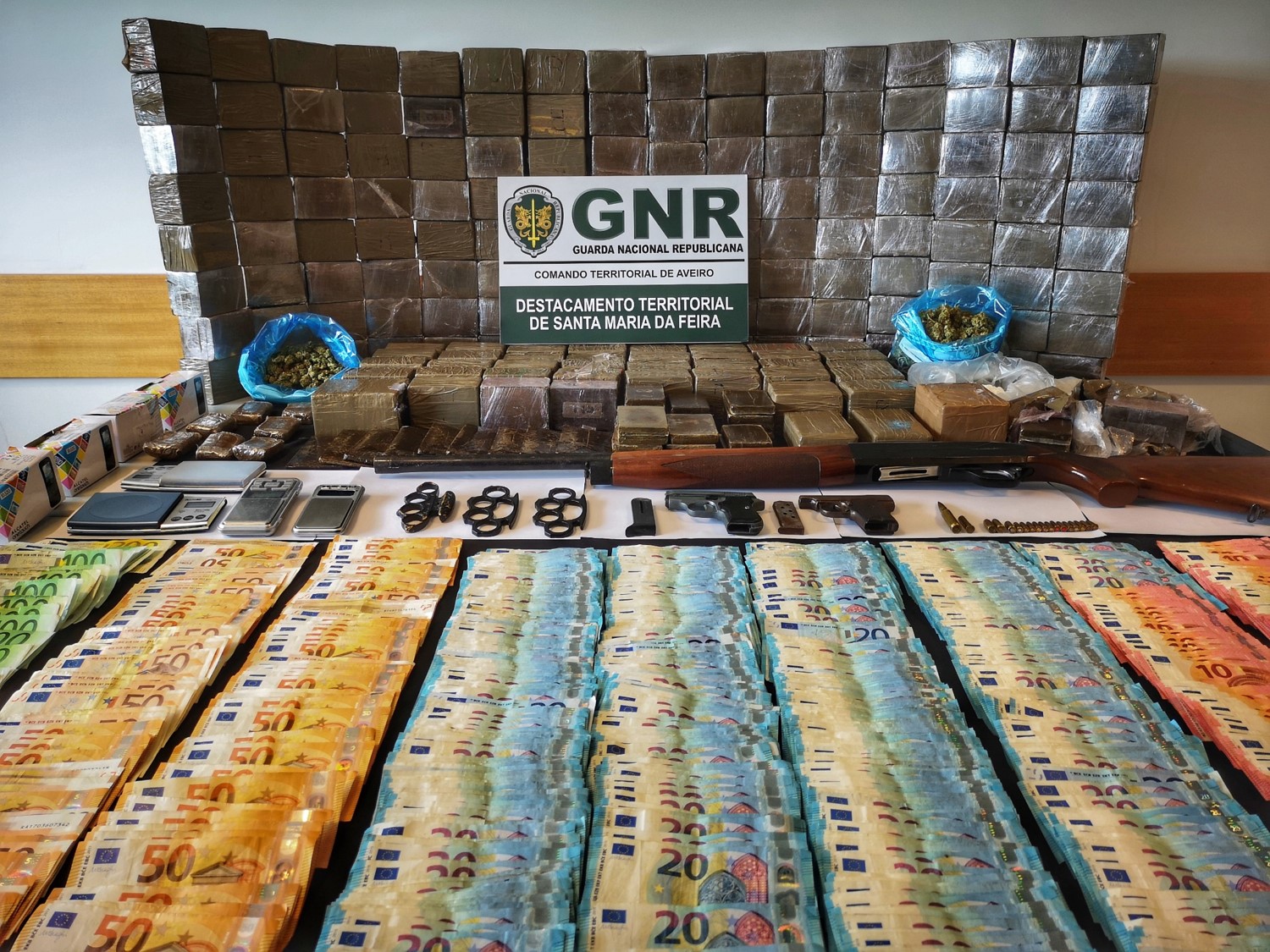 Megaoperação da GNR faz apreensões recorde de droga