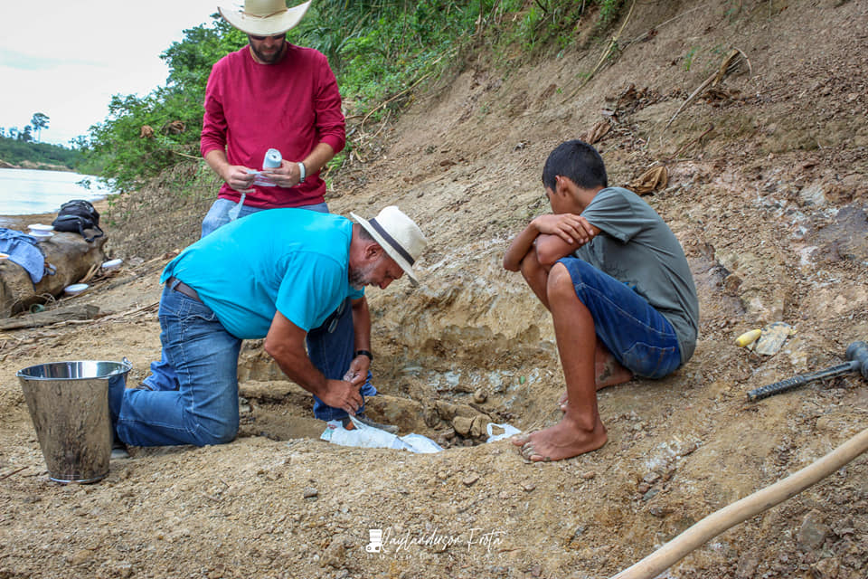 Menino de onze anos descobre fóssil de réptil pré-histórico que viveu na Amazónia
