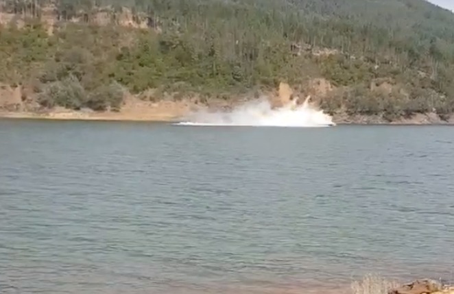 Vídeo mostra momento em que avião de combate a incêndios cai no Zêzere