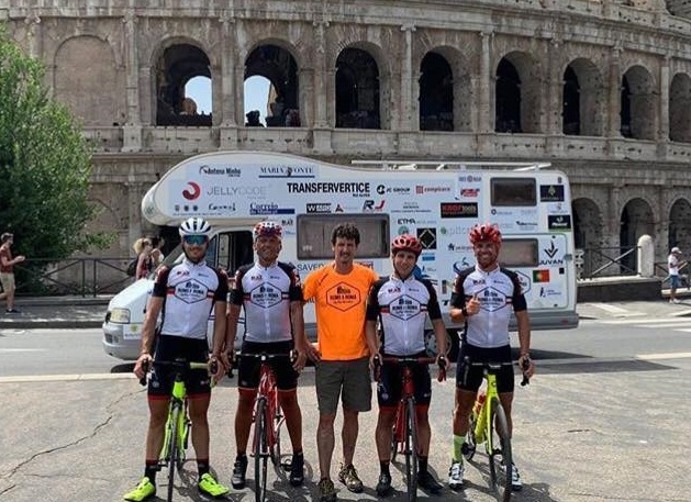 Ciclistas bracarenses com destino a Roma já chegaram