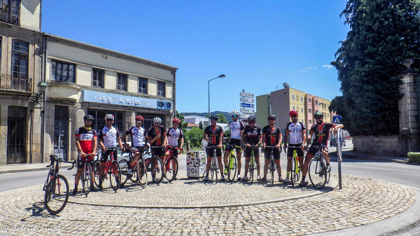 Ciclistas já pedalam entre Braga e Roma