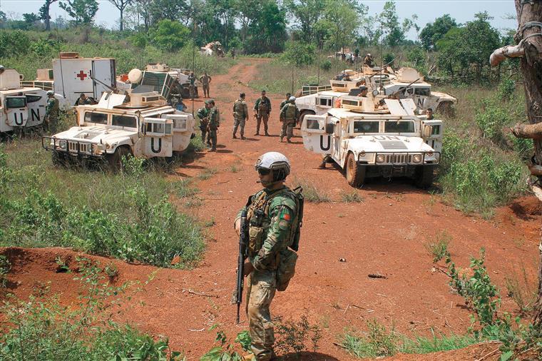 Militares portugueses condecorados pelas Nações Unidas pelo desempenho na República Centro-Africana
