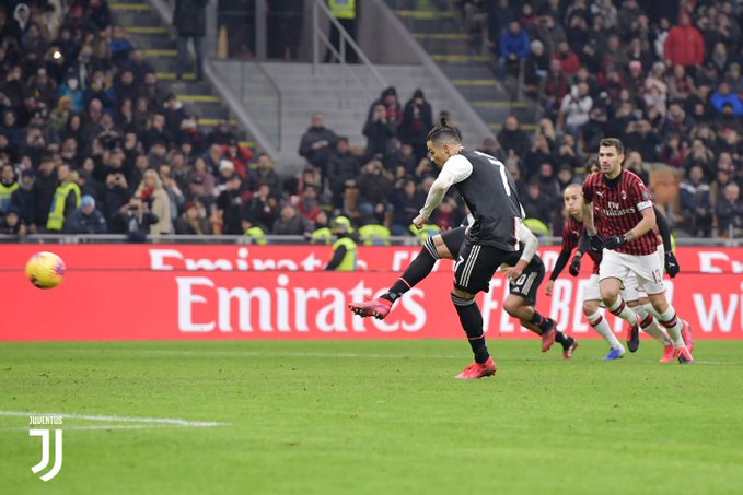 Ronaldo garante empate para a Juventus em Milão