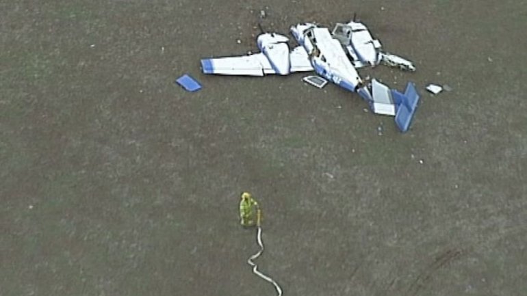 Colisão entre duas aeronaves provoca quatro vítimas mortais