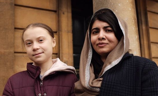 Malala e Greta encontram-se: &#8220;Conheci o meu modelo a seguir&#8221;