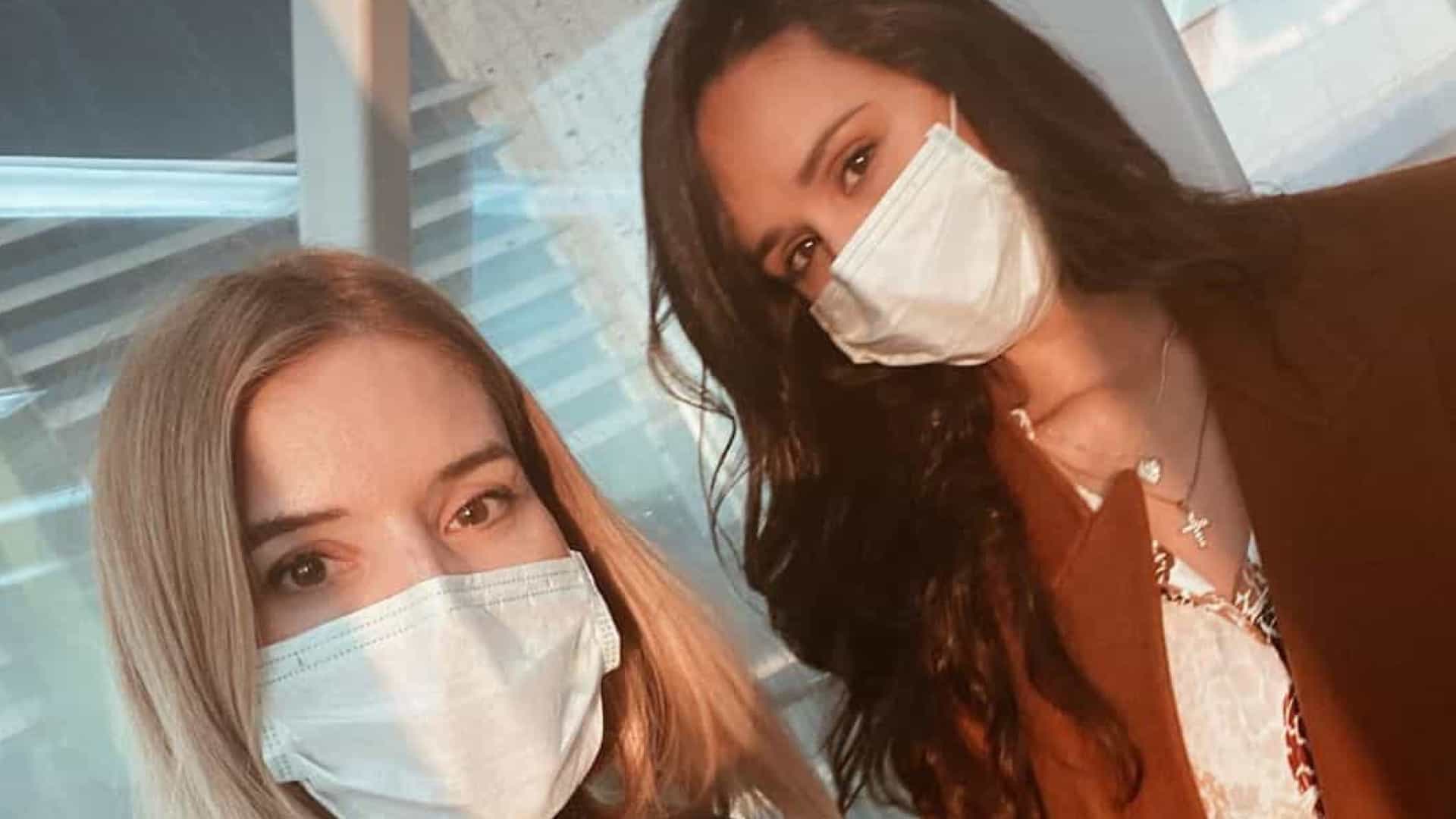 Rita Pereira protege-se contra coronavírus