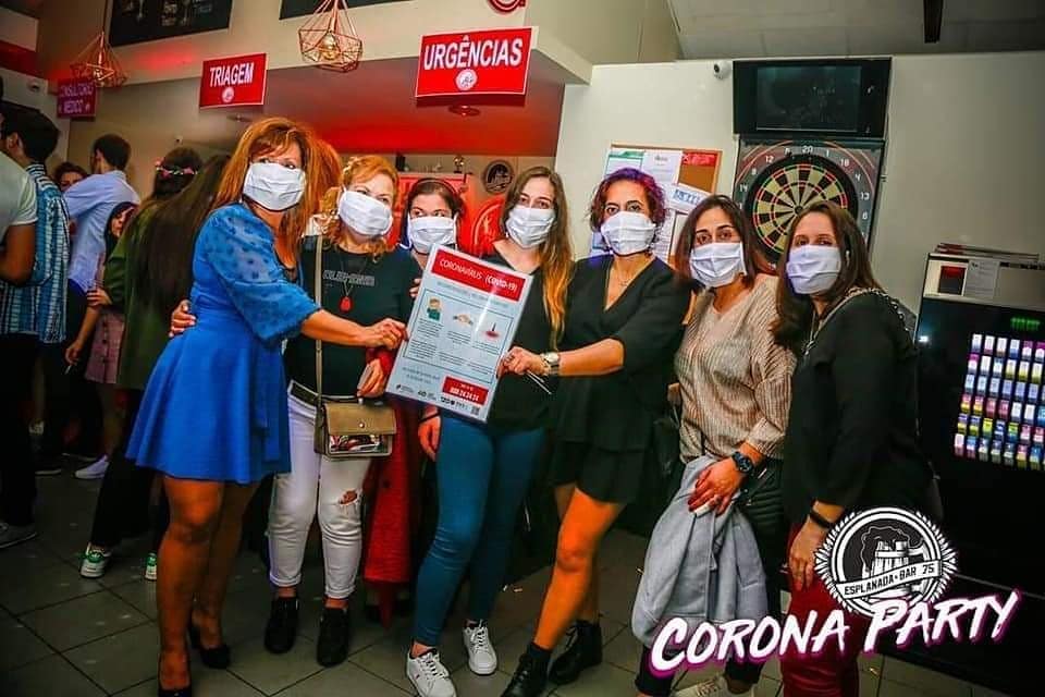 Bar gera polémica ao realizar festa temática do coronavírus. Proprietário diz que foi feito um trabalho “altruísta”