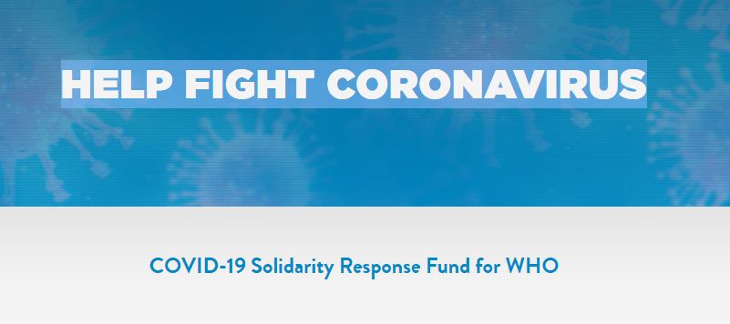OMS cria fundo social solidário para ajudar no combate ao novo coronavírus