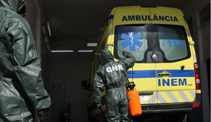 GNR já descontaminou 1700 ambulâncias e 50 instalações