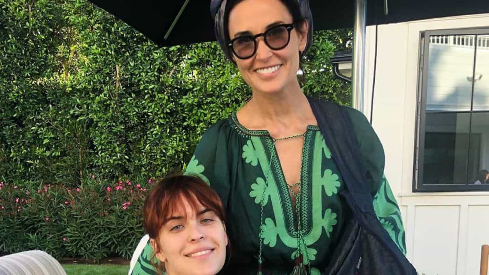 Filha de Demi Moore revela que esteve quase três anos sem falar com a mãe