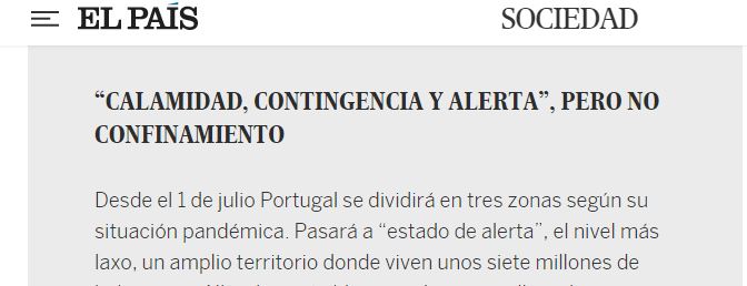 Após reação do Governo português, El País reconhece erro