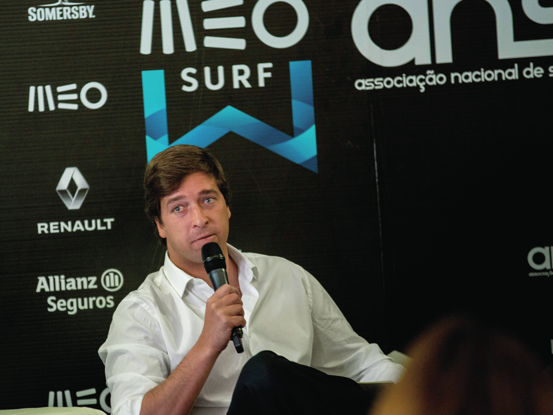Francisco Rodrigues, presidente da Associação Nacional de Surfistas. ‘A Liga é vista a nível mundial como referência no regresso das competições’