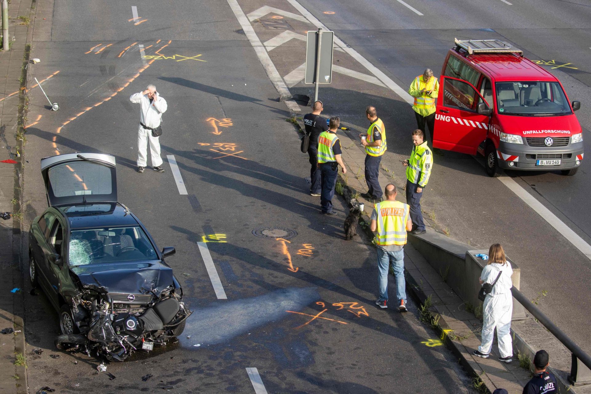 Homem causa vários acidentes na Alemanha e faz seis feridos