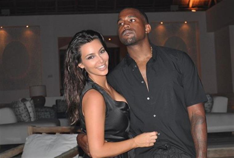Kanye West partilha vídeo a beijar Kim Kardashian