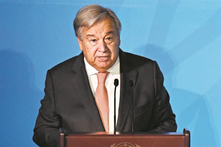 Guterres pede que recuperação económica seja feita num &#8220;caminho mais sustentável&#8221;
