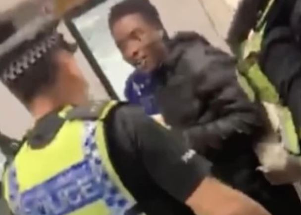 Vídeo mostra polícia a expulsar à força passageiro de um comboio por não usar máscara