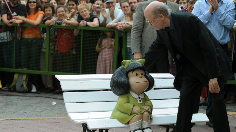 Morreu Quino, o criador de Mafalda, a Contestatária