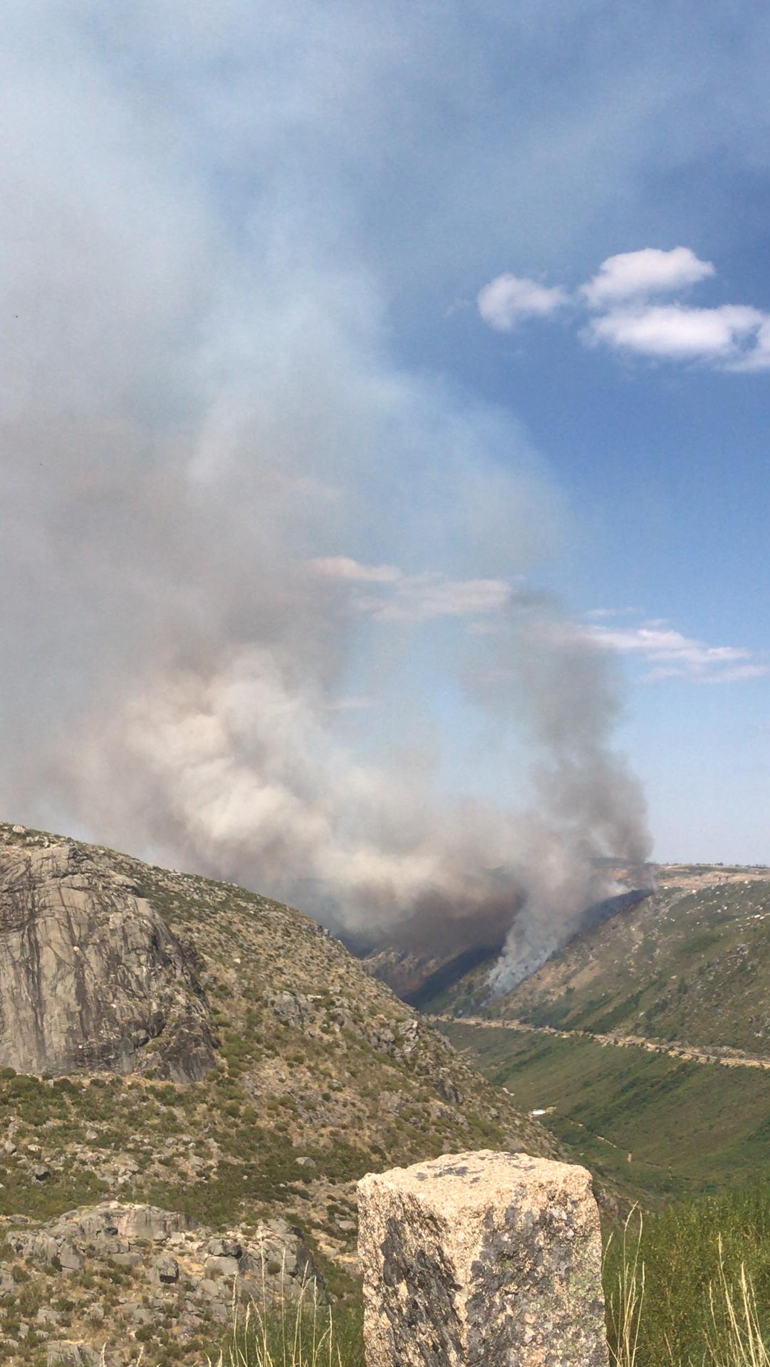 Incêndio deflagrou na Serra da Estrela