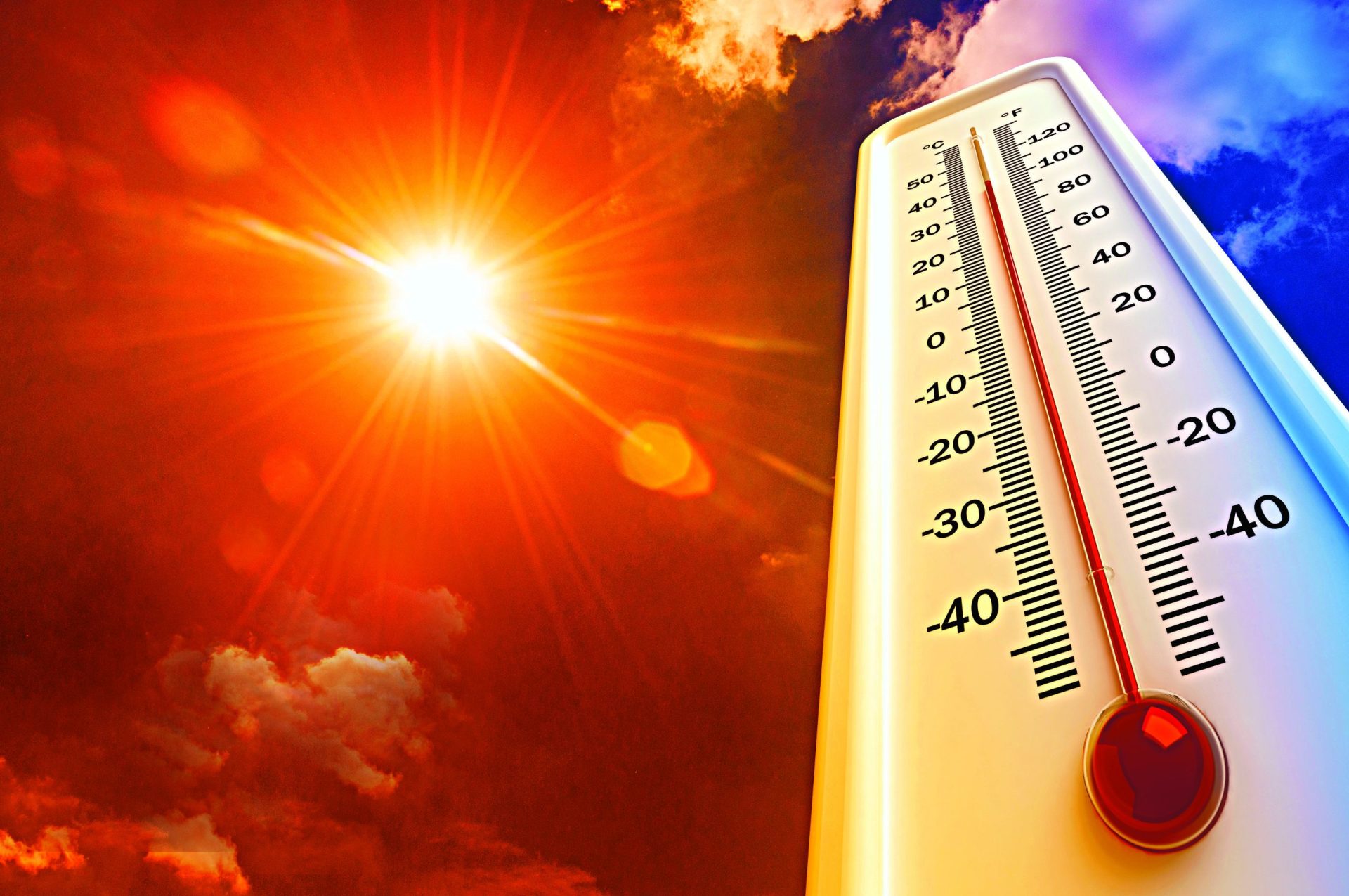 Temperaturas podem chegar aos 40 graus e aumentam risco de incêndio