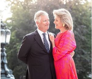 Reis Felipe e Matilde da Bélgica celebraram 22 anos de casamento