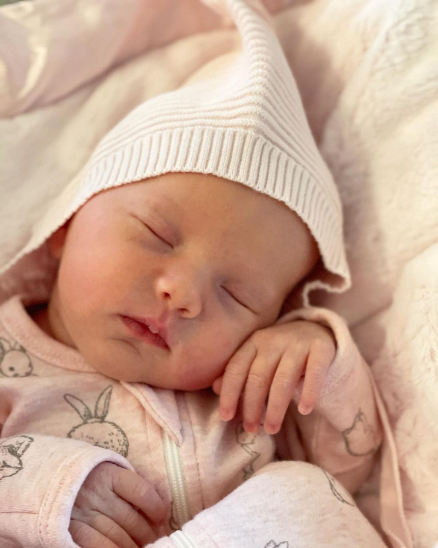 Seis meses após o nascimento do quinto, Alec e Hilaria Baldwin dão as boas-vindas ao sexto filho