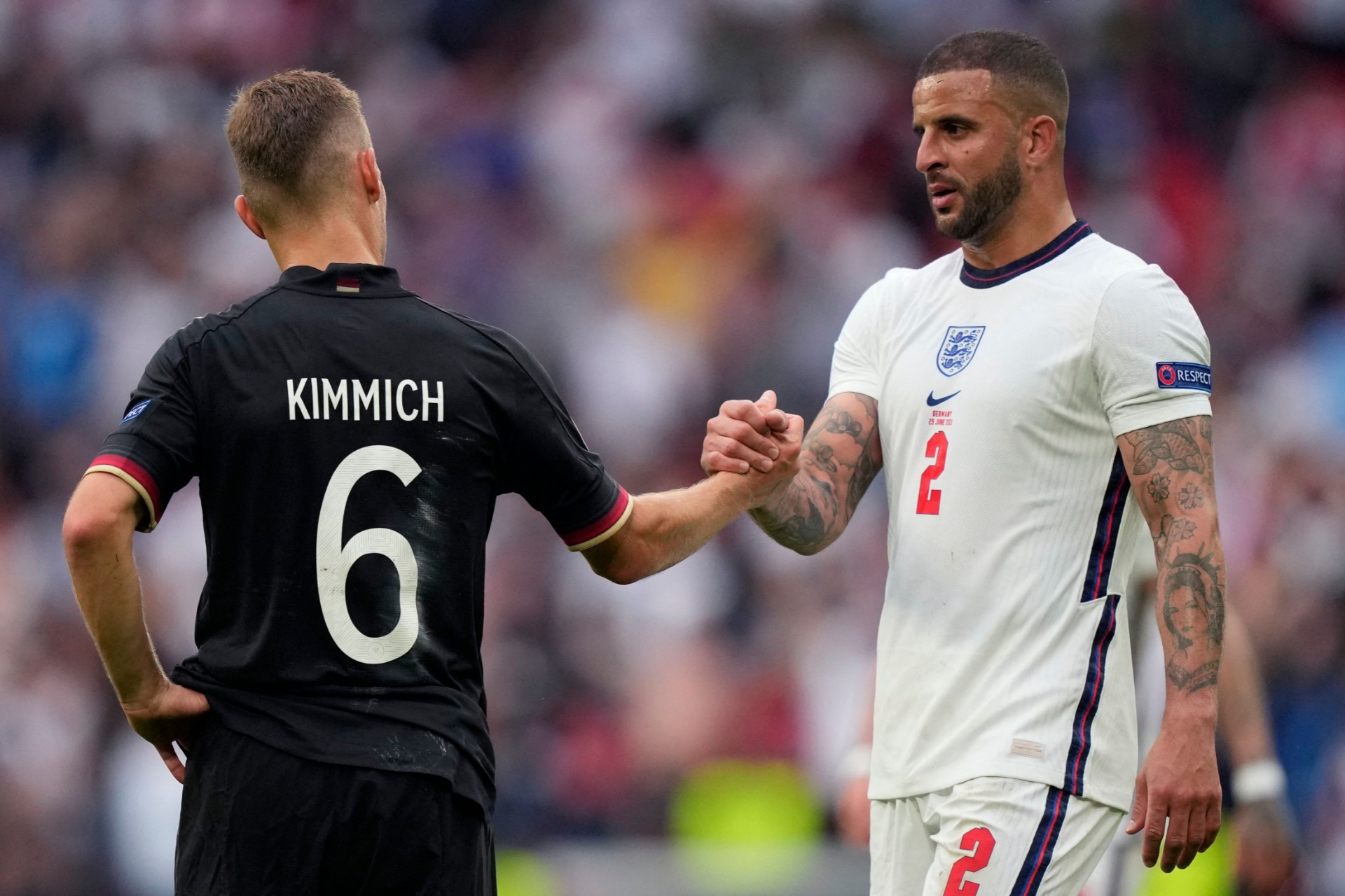Inglaterra bate Alemanha por 2-0 e fica mais perto da final do Euro’2020