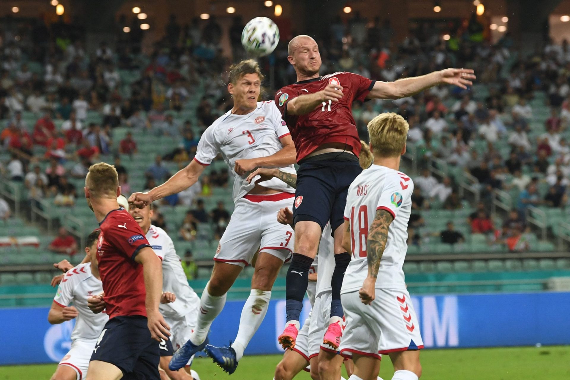 Dinamarca conquista lugar nas meias-finais do Euro’2020 e República Checa diz adeus à competição