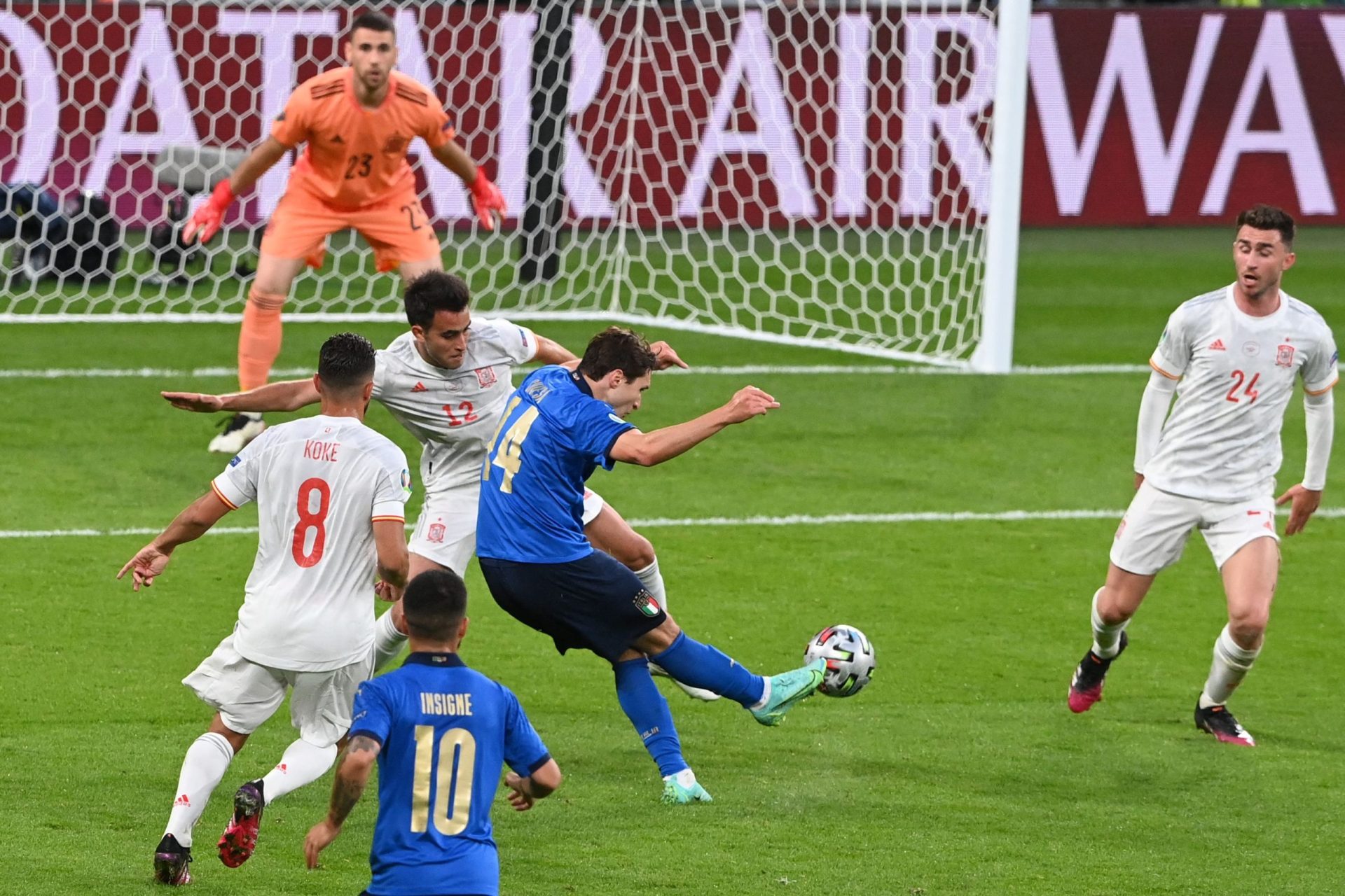 Itália está na final do Euro&#8217;2020 depois de vencer Espanha nas grandes penalidades