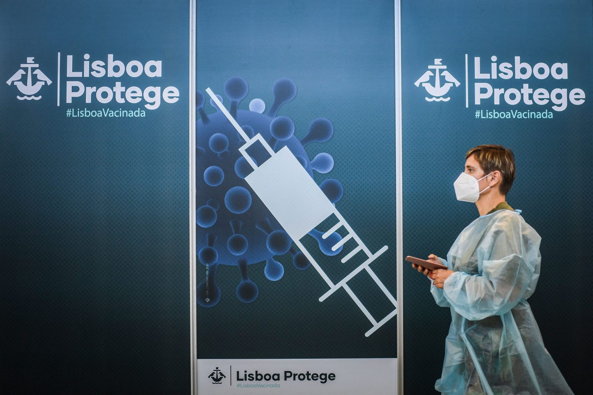 Portugal superou de novo recorde diário de vacinas contra a covid-19
