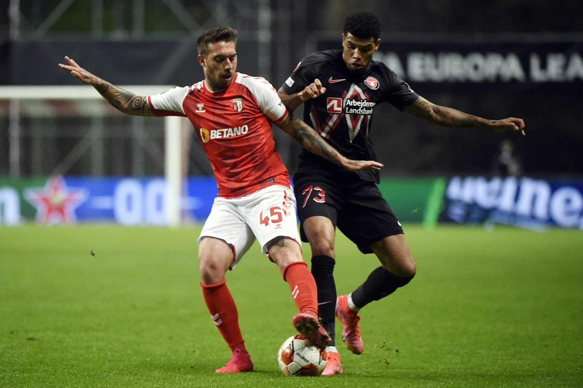 Sporting de Braga vence o Midtjylland e soma primeiros pontos na Liga Europa