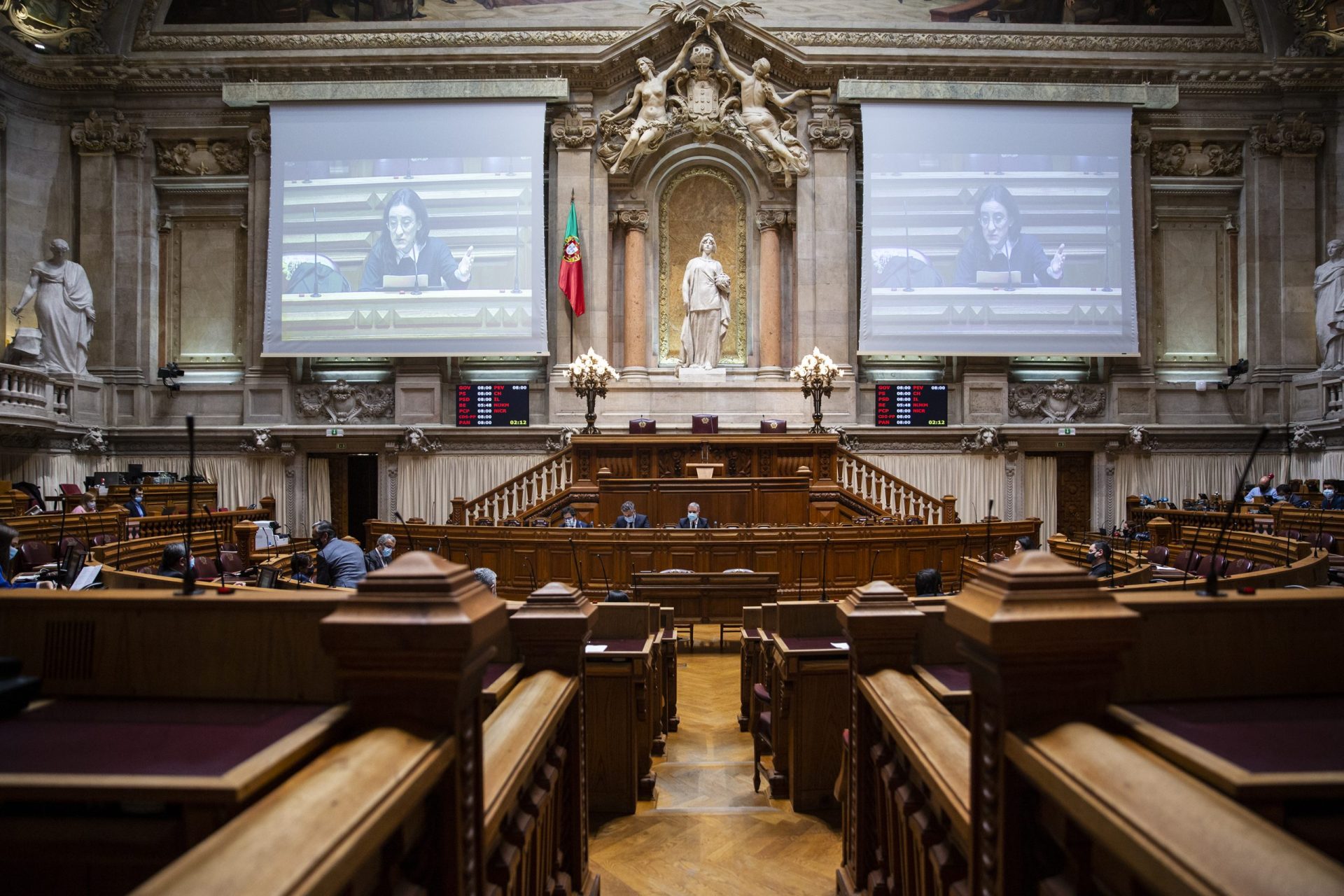 Partidos de acordo com o progressivo alívio das restrições contra a covid-19