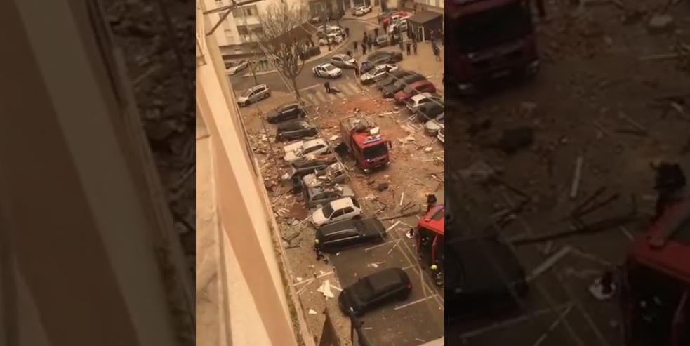 Vídeo mostra violência de explosão de prédio na Amadora